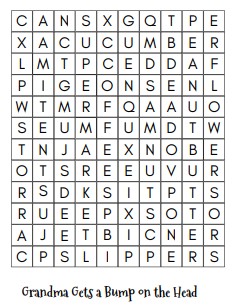 wordsearch puzzle on a grid